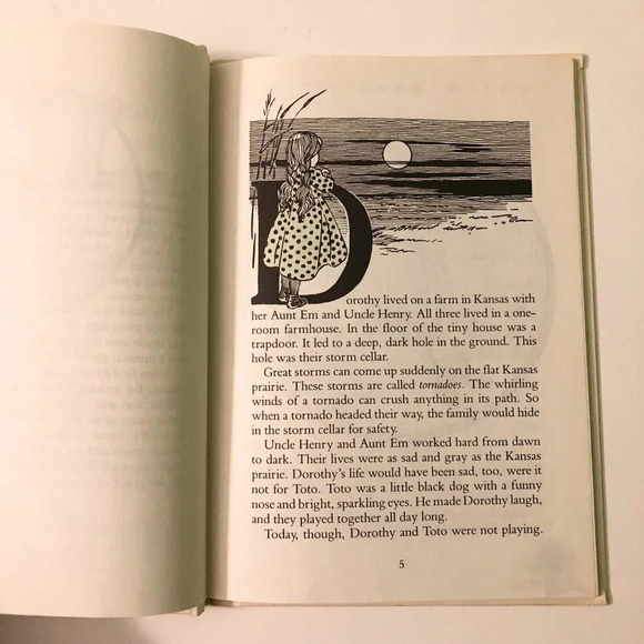 Vintage 1984 The Wizard Of Oz Retold by William Furstenberg Weekly Reader - Picture 9 of 15